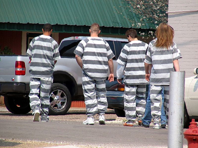 Modern chain gang, US, 2006