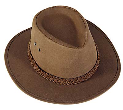 Waxed bushman hat