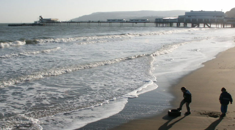 Bill and Jack on Sandown Beach