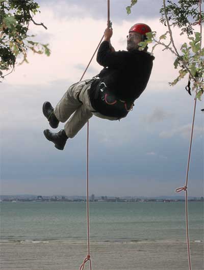 Climbing the Goodleaf Tree, Appley Park, Ryde, Isle of Wight © Cat James