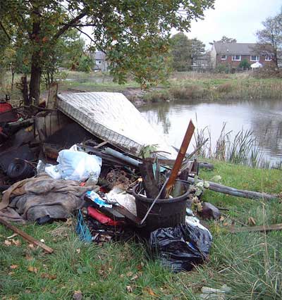 Flytipping (stock pic: not in the New Forest) © Community Spaces Fund