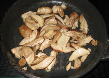 Fried boletes