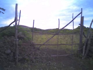 A gate on Easter Island (c) Richard Koehler