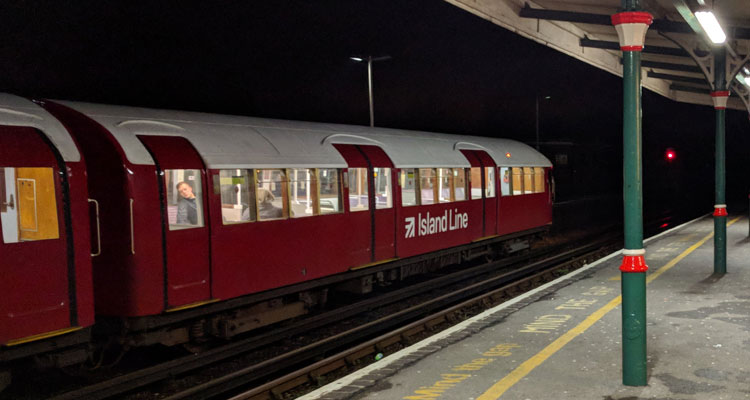 Island Line at Sandown station