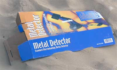 Metal detector box