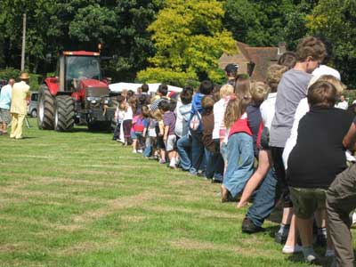 Tractor tug-o-war