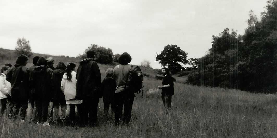 The Ranger leads a guided walk... in about 1989