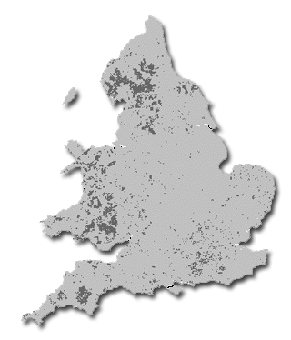 Map of common land in England and Wales