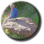 A RIGS site in Suffolk. This is boulder an outstanding example of a glacial erratic of Spilsby Sandstone, brought from Lincolnshire by an ice sheet of Anglian age, c. 450,000 years ago. 